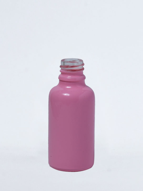 30ML Pink Spray Painted Glass Dropper Bottle